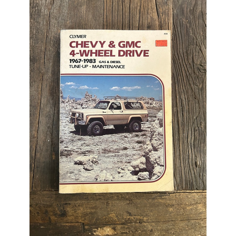 Clymer Chevy GMC 4-Wheel Drive Repair Manual 1967-1983 Gas Diesel Service Guide
